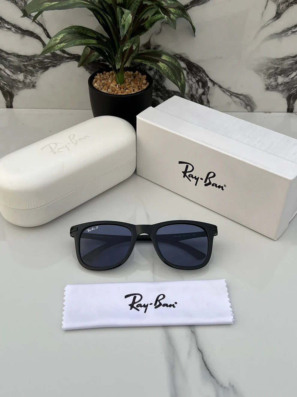Rayban 4287 black blue candy